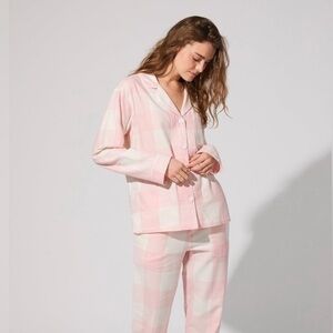 BedHead Pink Checkered Women's Pajama Set